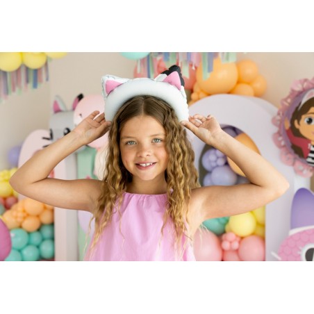 Balon foliowy Kocie uszy Gabi 21.5x21 cm - 6 sztuk