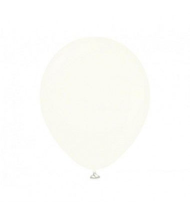 Balon KALISAN 46 cm - 18" Retro White - matowy biały - 1 sztuka