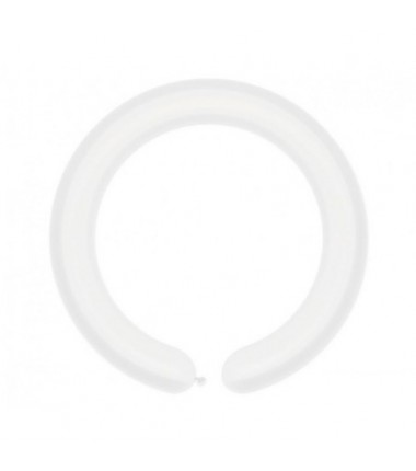 Balony do modelowania rurki transparentne, przezroczyste matowe 000 Crystal - 100 sztuk