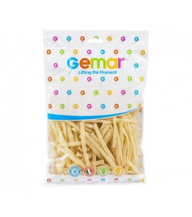 Balony do modelowania rurki transparentne, przezroczyste matowe 000 Crystal - 100 sztuk