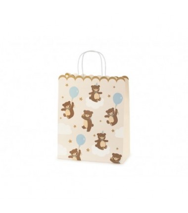 Torebka na prezenty Misie 26x32.5x13 cm