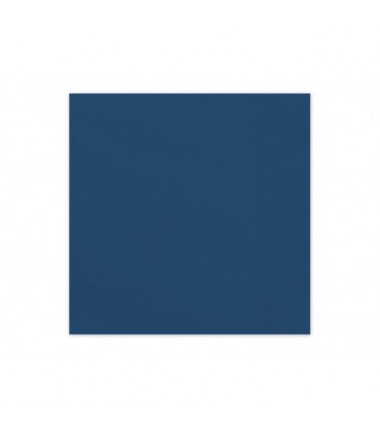 Serwetki papierowe - granatowy 33x33cm - 20 sztuk