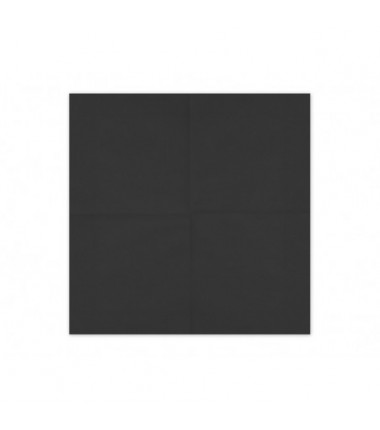 Serwetki papierowe - czarne 33x33cm - 20 sztuk