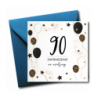 Zaproszenie do wypisania na 90 URODZINY - Balony - 1 sztuka