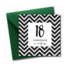 Zaproszenie do wypisania na 18 URODZINY - Zygzak - 1 sztuka