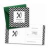 Zaproszenie do wypisania na 30 URODZINY - Zygzak - 1 sztuka