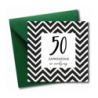 Zaproszenie do wypisania na 50 URODZINY - Zygzak - 1 sztuka