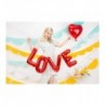 Balon foliowy Love, 140x35cm - czerwony