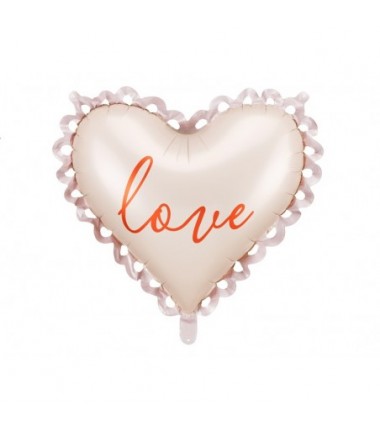 Balon foliowy Serce, 50x47cm