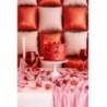 Świeczki podgrzewacze Serca, 4 cm, czerwony - 10 sztuk
