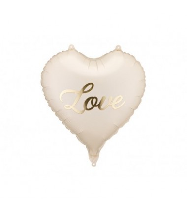 Balon foliowy serce Love, 45 cm