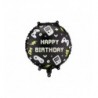 Balon foliowy pastylka Happy Birthday, Game, 35x35 cm