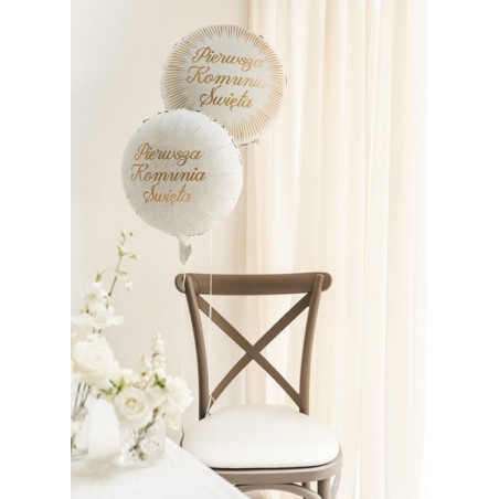 Balon foliowy pastylka ''Pierwsza komunia święta'', 35x35 cm