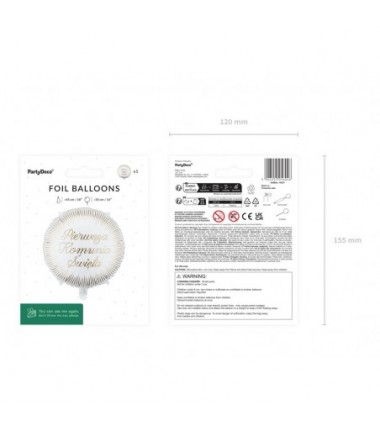 Balon foliowy pastylka ''Pierwsza komunia święta'', 35x35 cm