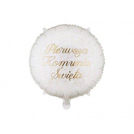 Balon foliowy pastylka ''Pierwsza komunia święta'', 35x35 cm
