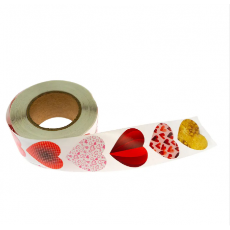 Naklejki na rolce - 500 sztuk