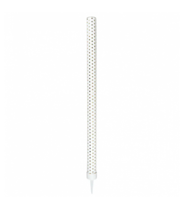 Fontanna party 26 cm - złote kropki - 1 sztuka