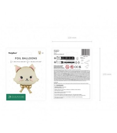 Balon foliowy Kotek 50x60 cm