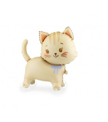 Balon foliowy Kotek na kółkach 61x65 cm