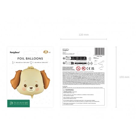 Balon foliowy Piesek 63x48,5 cm