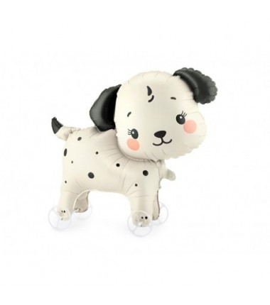 Balon foliowy Piesek na kółkach 70x59 cm