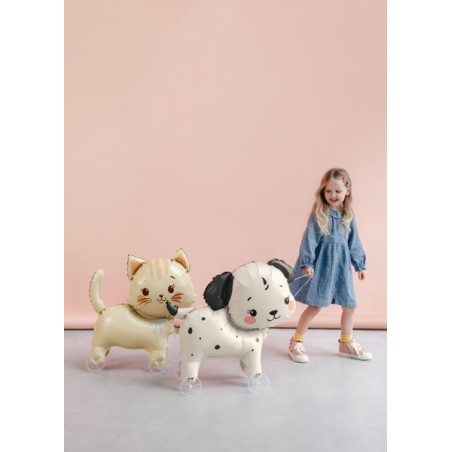 Balon foliowy Piesek na kółkach 70x59 cm