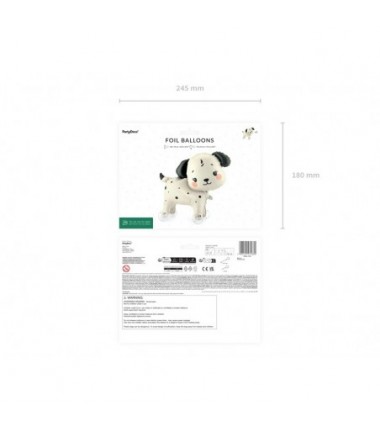 Balon foliowy Piesek na kółkach 70x59 cm