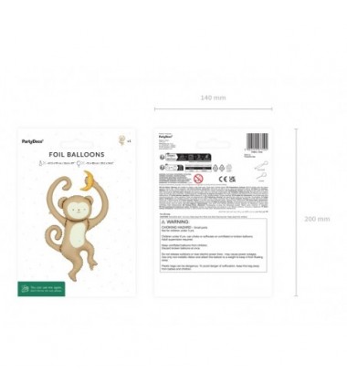 Balon foliowy Małpka 51x88 cm