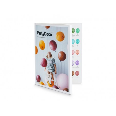 Próbnik kolorów balonów lateksowych