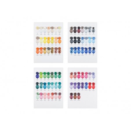 Próbnik kolorów balonów lateksowych