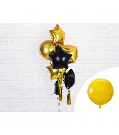Balon foliowy Kula 40 cm - złoty