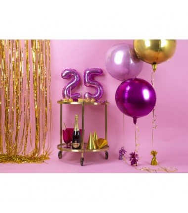 Balon foliowy Kula 40 cm - złoty