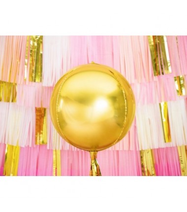 Balon foliowy Kula 40 cm - złoty
