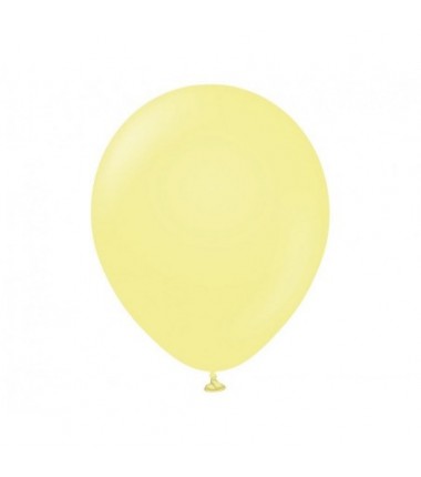 Balon Kalisan 46 cm - 18" - MACARON Yellow - żółty - 1 sztuka