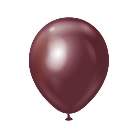 Balon Kalisan 46 cm - 18" - MIRROR Burgundy - chromowany burgundowy, bordowy - 1 sztuka