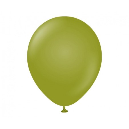 Balon Kalisan 46 cm - 18" - RETRO Olive - matowy oliwkowy - 1 sztuka