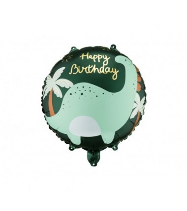 Balon foliowy pastylka Brontozaur 35x35 cm