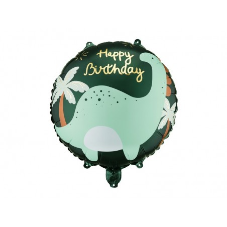 Balon foliowy pastylka Brontozaur 35x35 cm