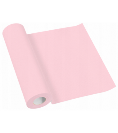 Bieżnik Airlaid - jasnoróżowy - Light Rosa - 40 cm x 24 m