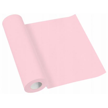 Bieżnik Airlaid - jasnoróżowy - Light Rosa - 40 cm x 24 m