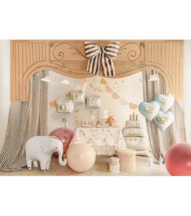 Stojący balon foliowy Słoń, 91x61 cm