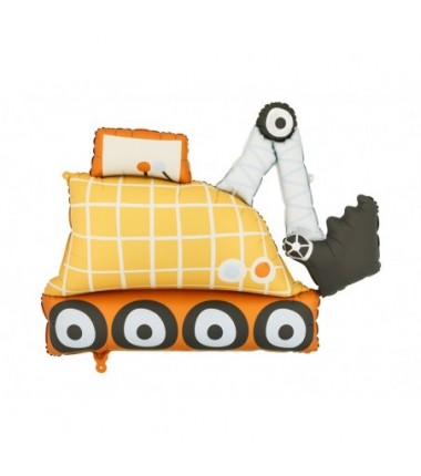 Balon foliowy Koparka, 93x68 cm