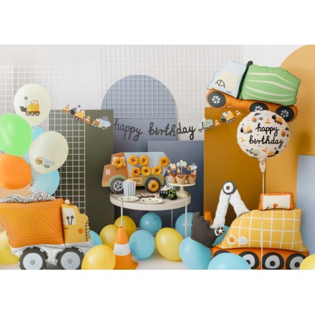 Balon foliowy Koparka, 93x68 cm