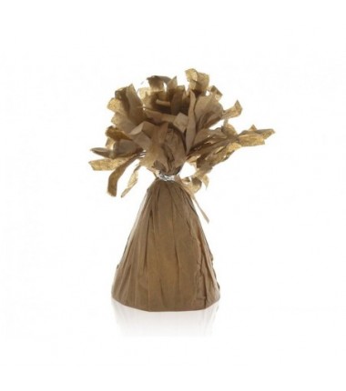 Ciężarek papierowy do balonów, kawowy - 1 sztuka