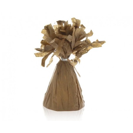 Ciężarek papierowy do balonów, kawowy - 1 sztuka