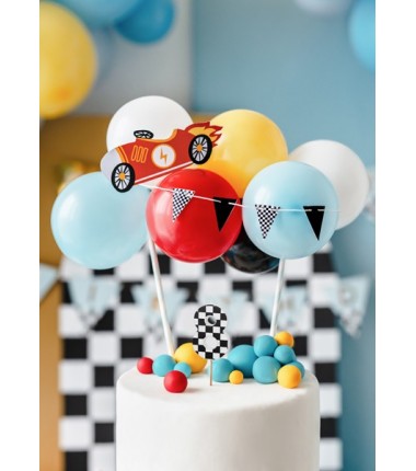 Świeczka urodzinowa Cyferka 8 - SZACHOWNICA - 5.5 cm