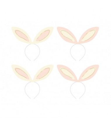 Opaski Uszy królika, 12.5x29 cm - 4 sztuki