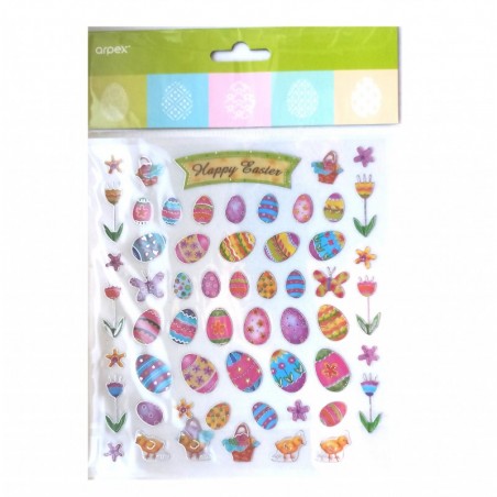 Wielkanocne naklejki - jajeczka
