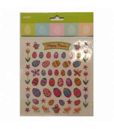 Wielkanocne naklejki - jajeczka