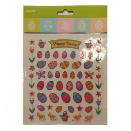 Wielkanocne naklejki - jajeczka